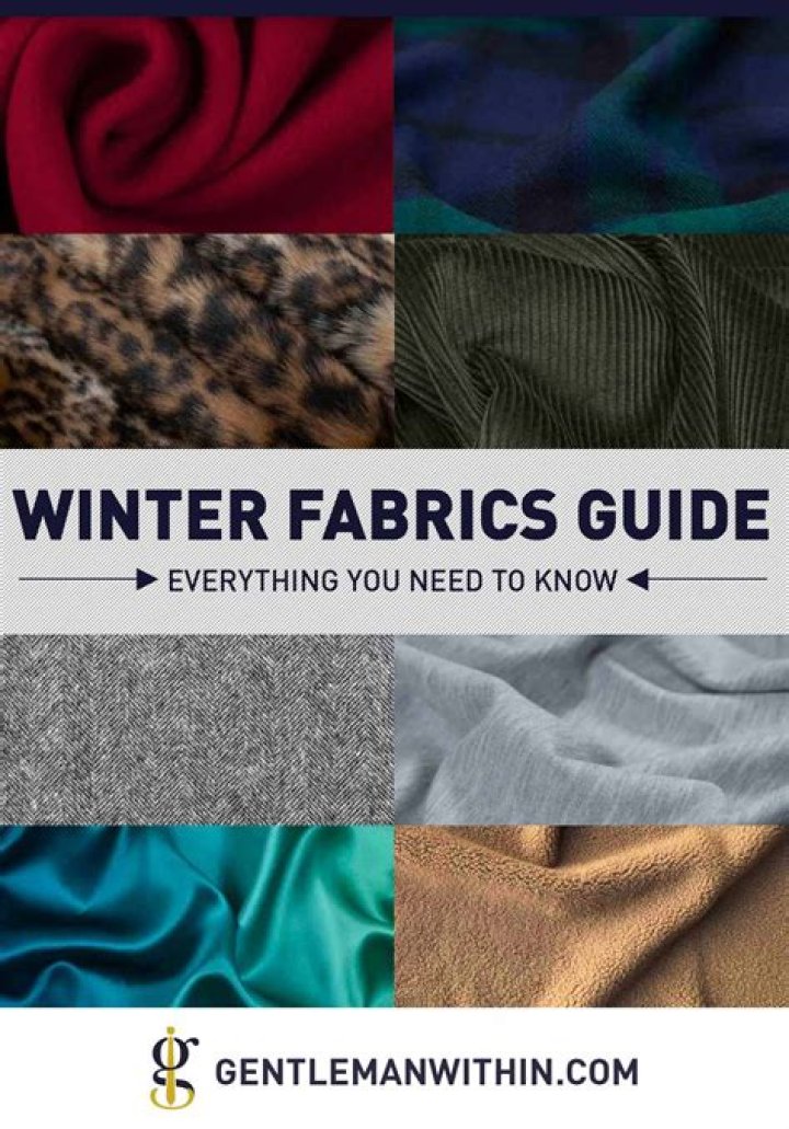What kind of fabric is suitable for the cold season?
