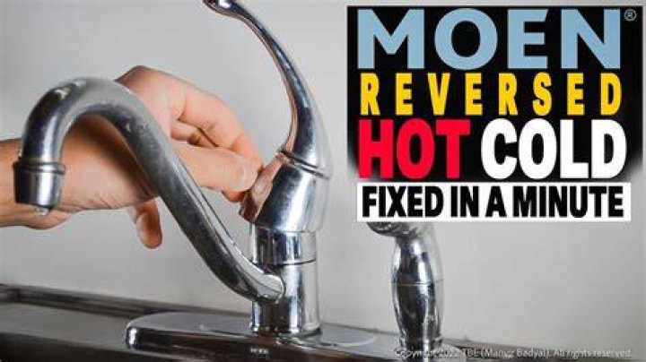 What kind of faucet has hot and cold water reversed?