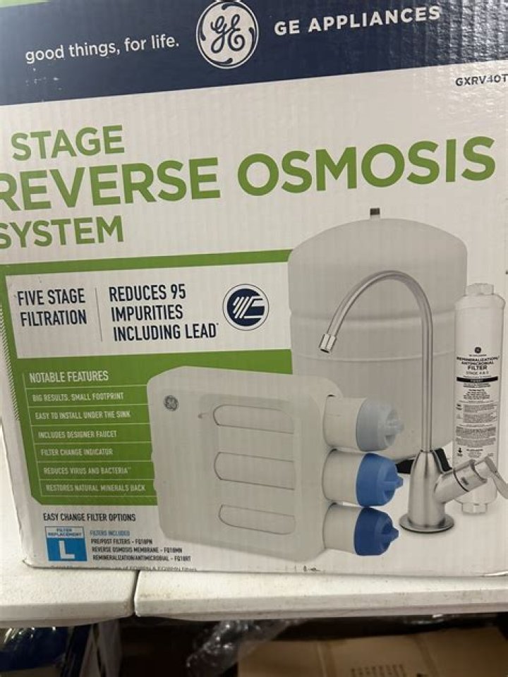 What kind of filter does GE reverse osmosis use?