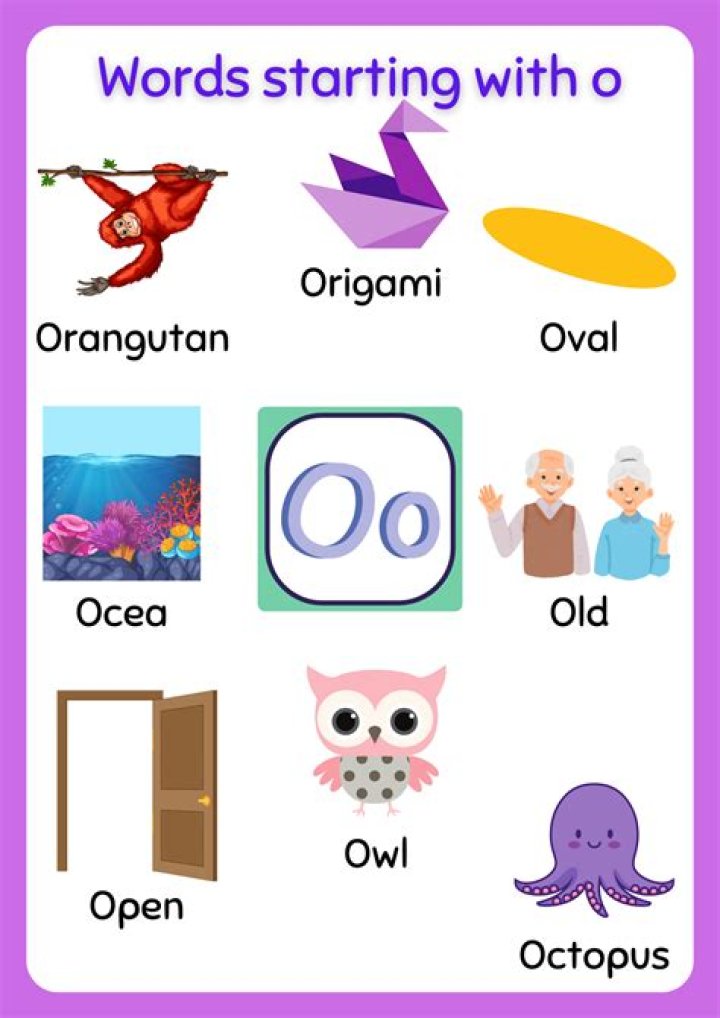 What kind of furniture starts with the letter O?