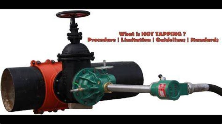 What kind of pipe can a hot tap be used on?