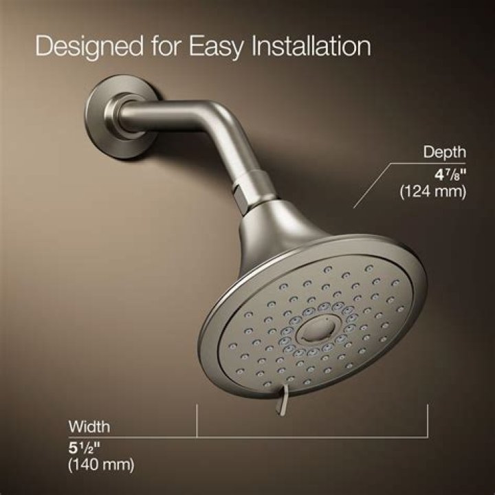 What kind of showerhead does Kohler use?