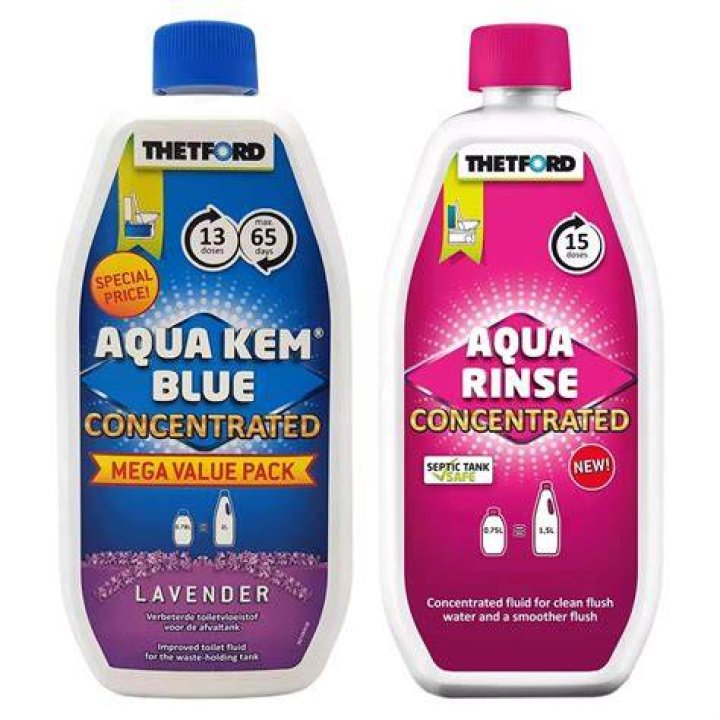 What kind of toilet fluid does Thetford aquakem use?