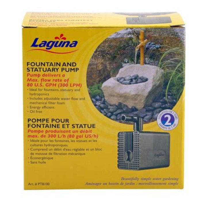 What makes a Laguna Water Fountain cartridge free?