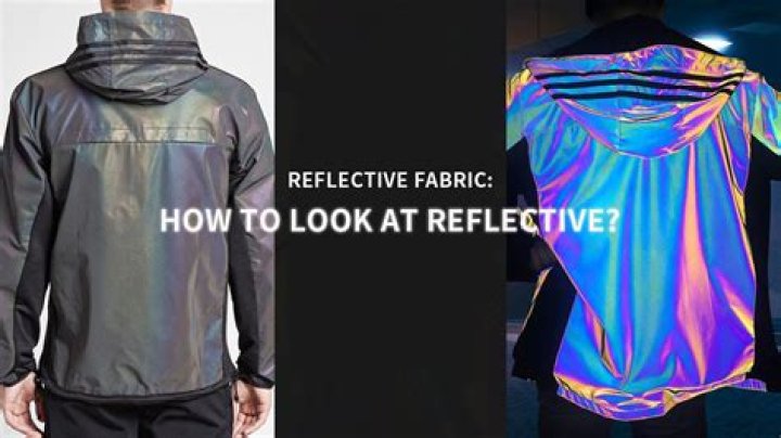 What material is used for reflective clothing?