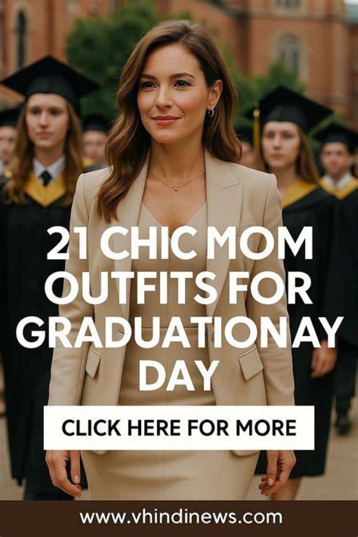 What mom should wear to college graduation?