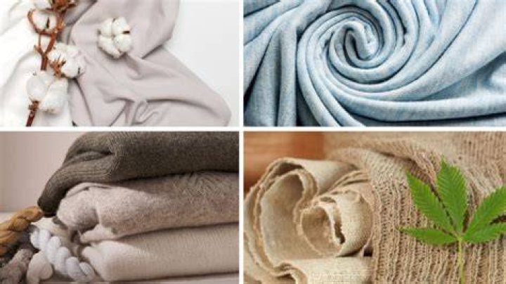 What natural materials are used for clothing?