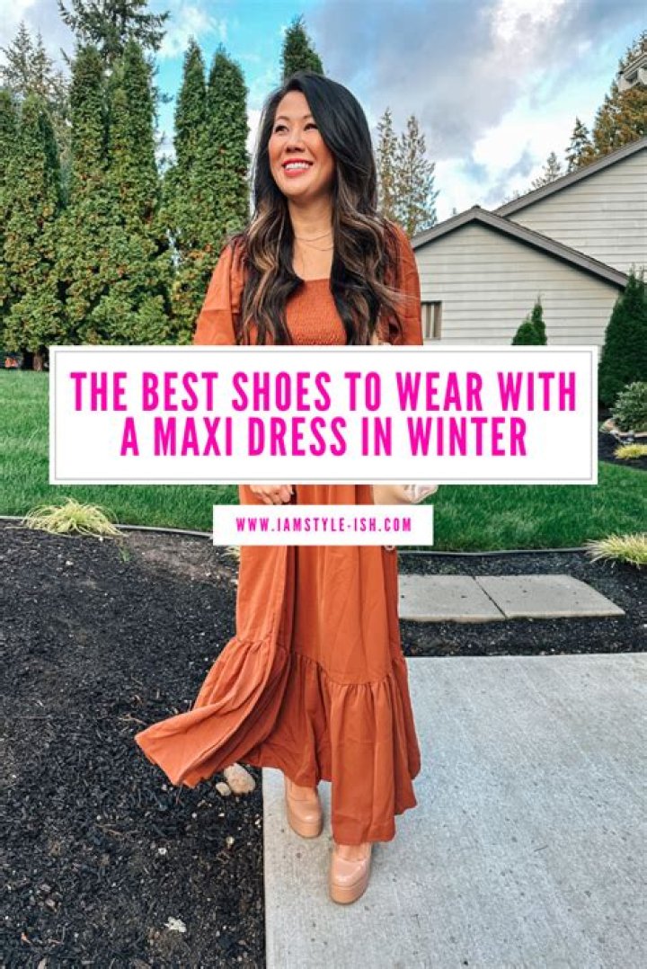 What shoes do you wear with a long evening dress?