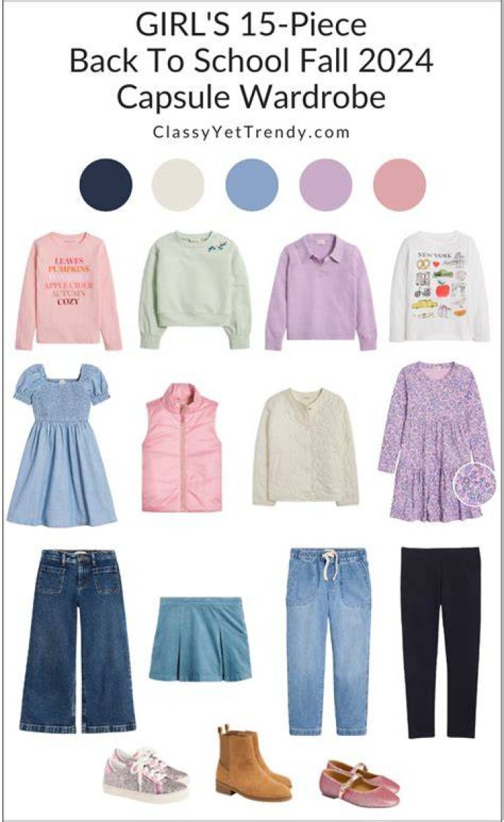 What should a girl wear to school this fall?