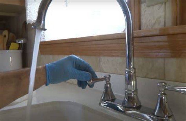 What should I do if my kitchen faucet is not working?
