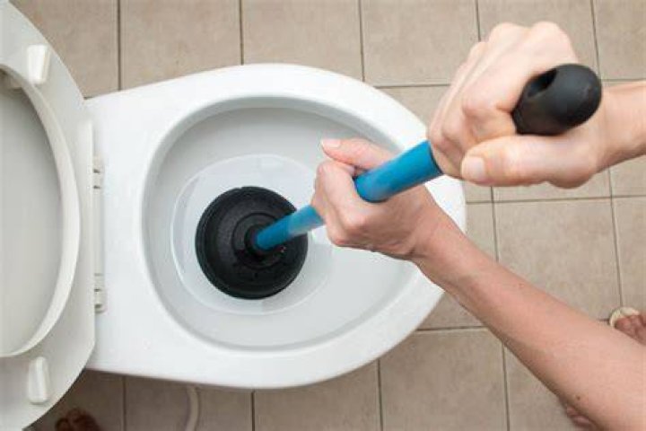 What should I do if my toilet is blocked?