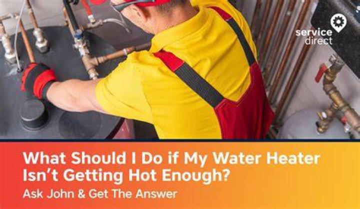 What should I do if my water heater is not producing hot water?