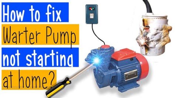 What should I do if my water pump wont turn off?