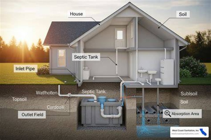 What should I look for when buying a house with a septic tank?