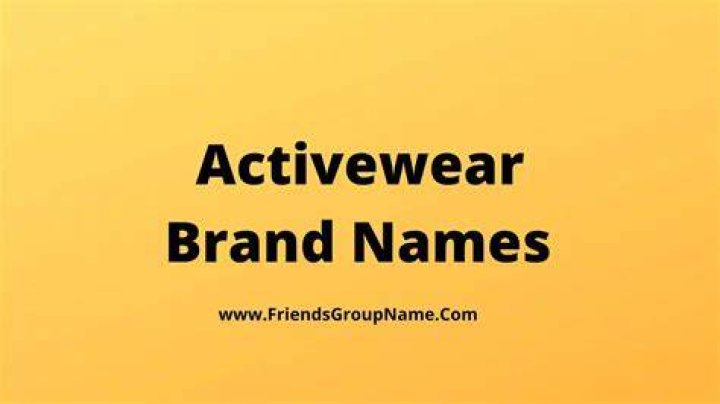 What should I name my activewear brand?