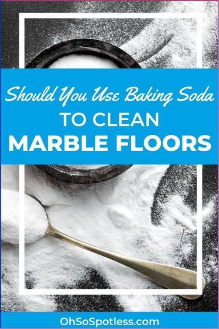 What should I use to clean my marble floors?