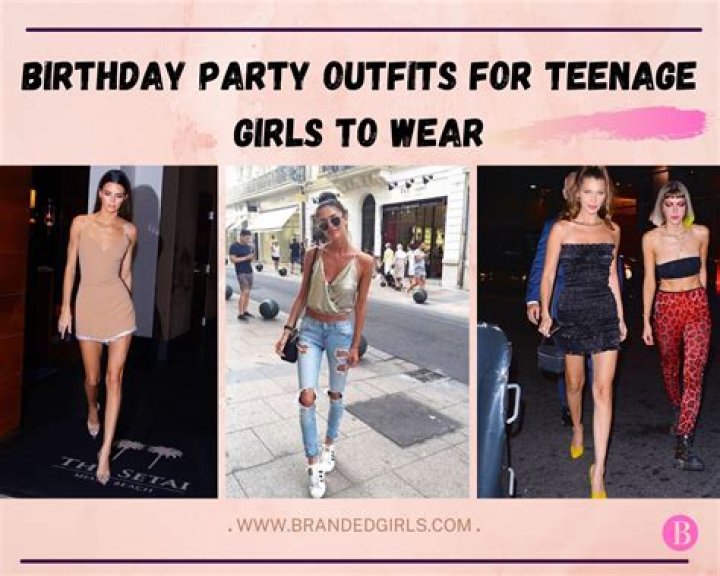 What should I wear to a teenage party?