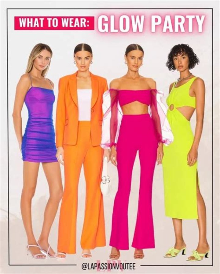 What should I wear with a neon dress?