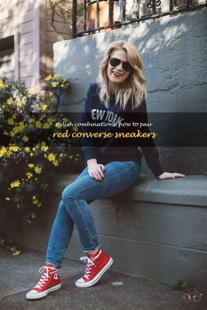 What should I wear with red Converse?