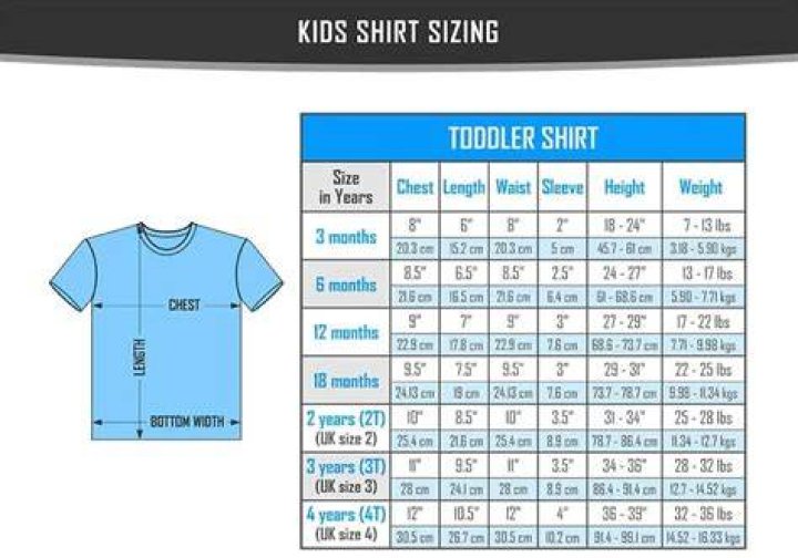 What size shirt does a 7 year old boy wear?