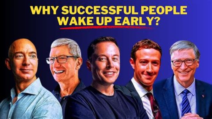 What time do successful CEOS wake up?