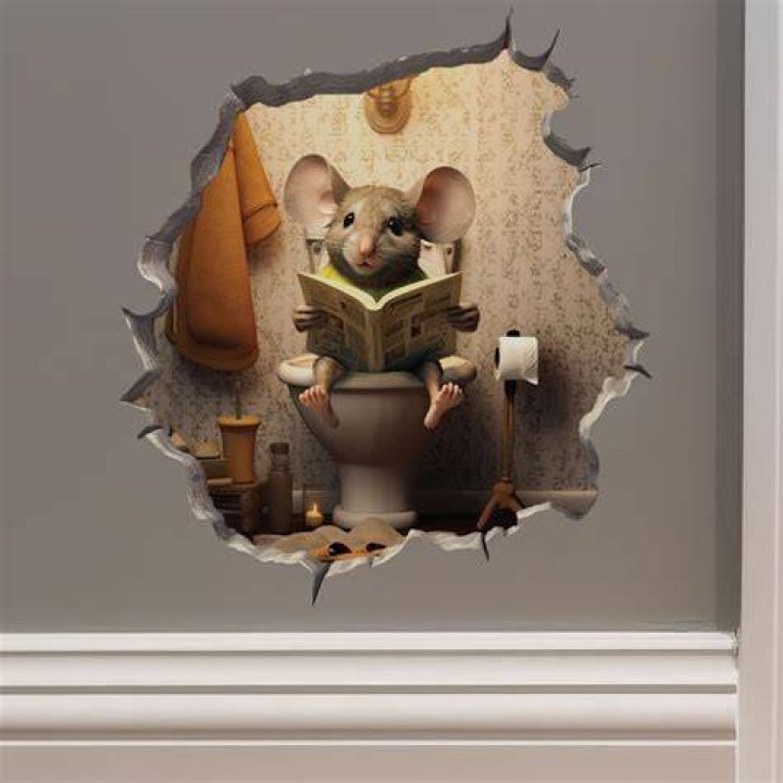 What to do if you find a mouse in the toilet?
