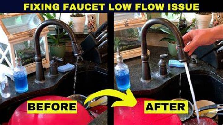 What to do if your kitchen faucet has low flow?