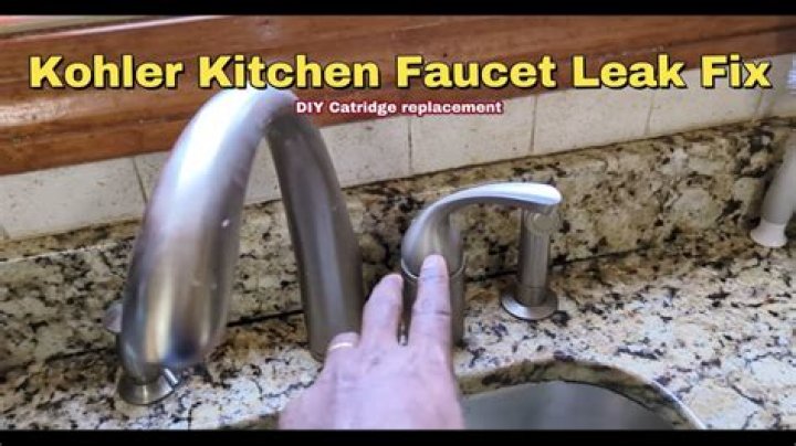 What to do if your Kohler kitchen faucet is leaking?
