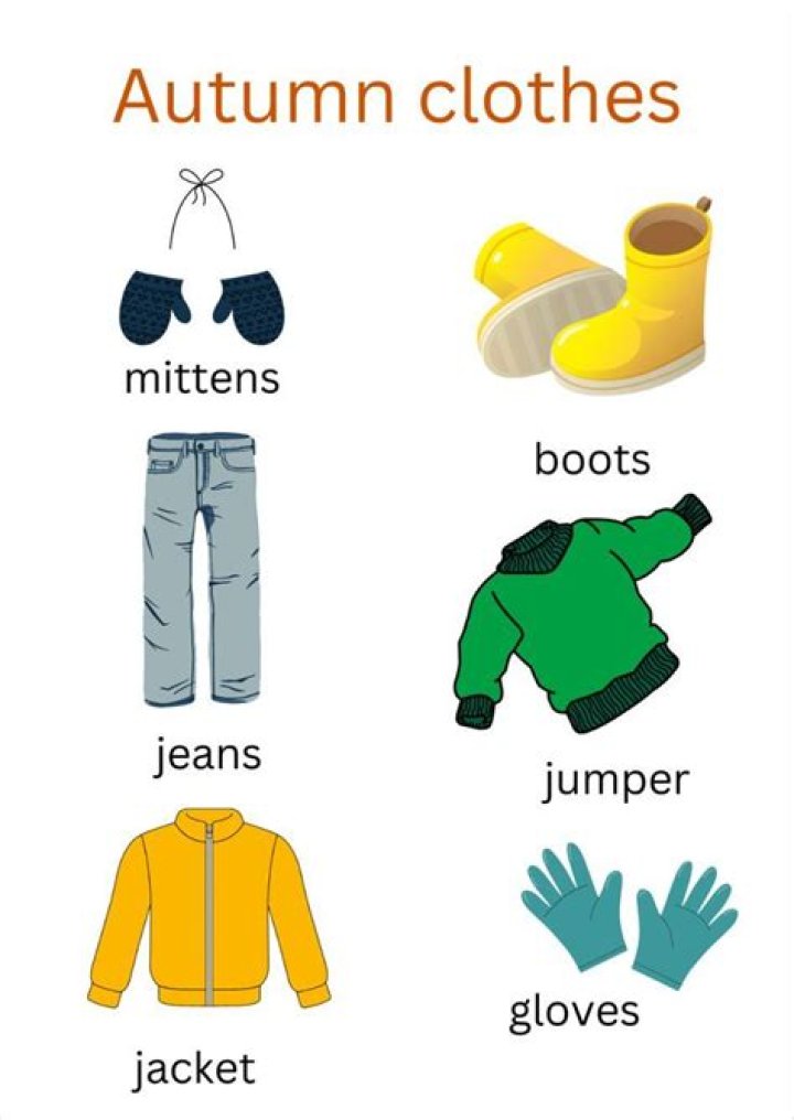 What type of clothes do you wear in the fall?