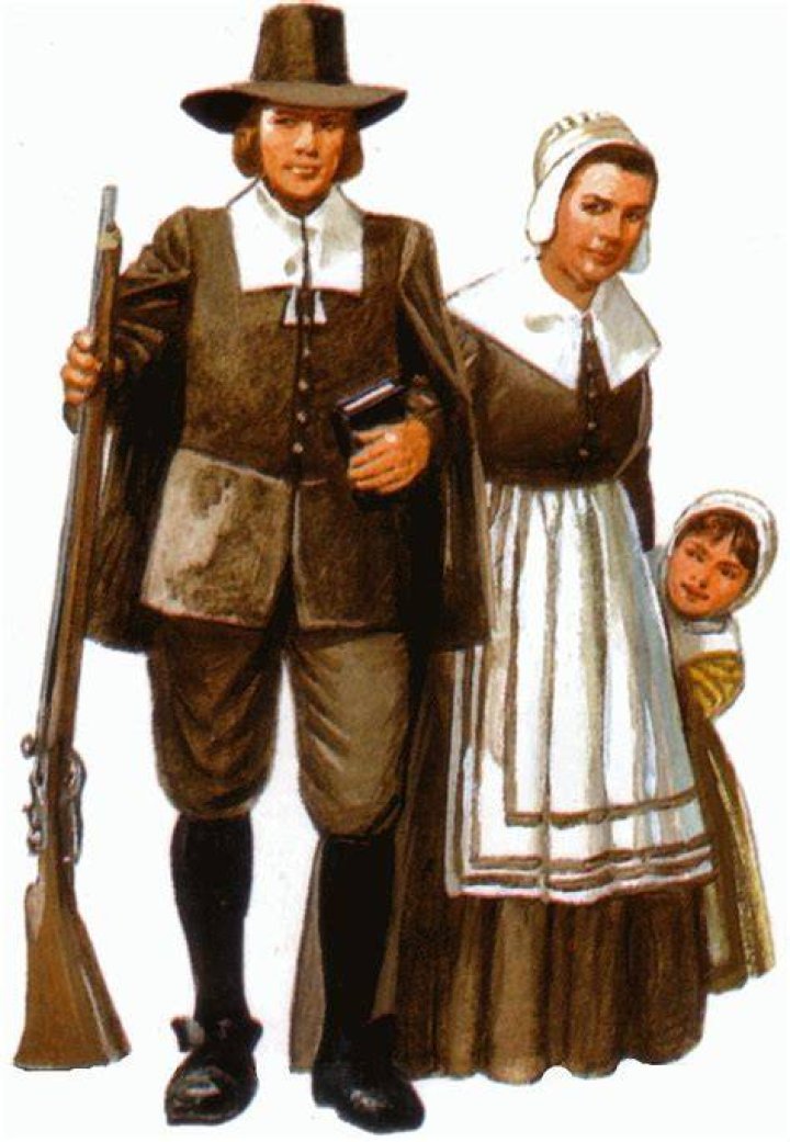 What type of clothing did the Pilgrims wear?