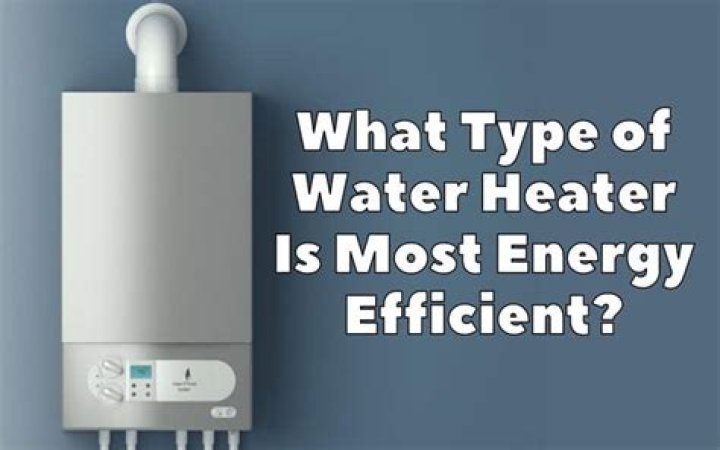 What type of water heater is most energy-efficient?