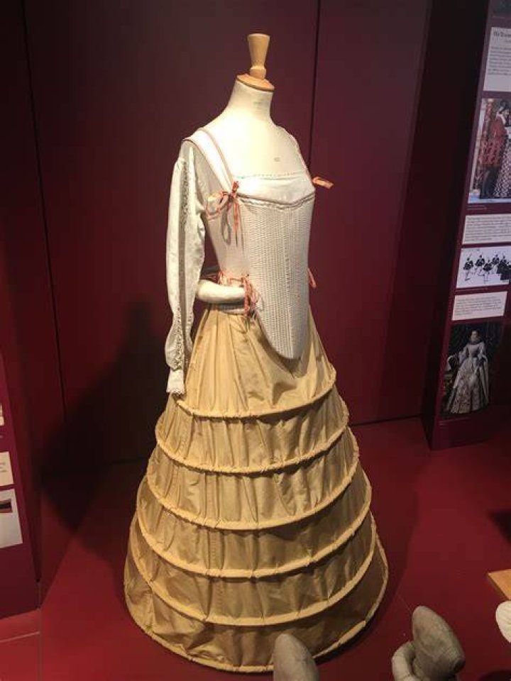 What were skirts called in the 1800s?