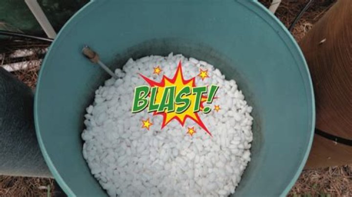 What would cause a water softener to explode?