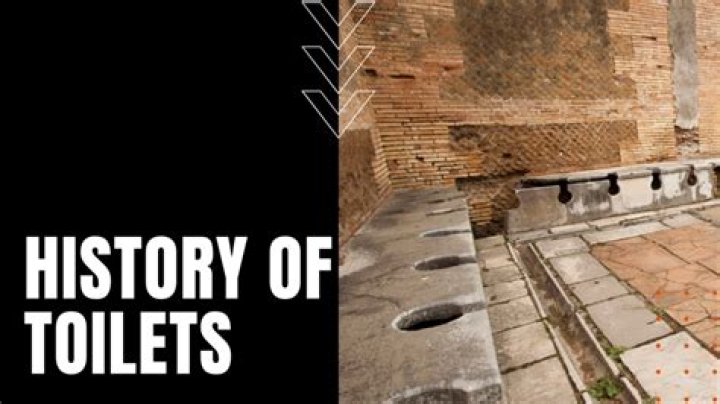 When did toilets go into homes?