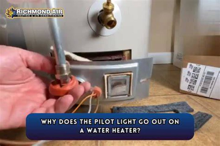 When does the pilot light go out on a hot water heater?