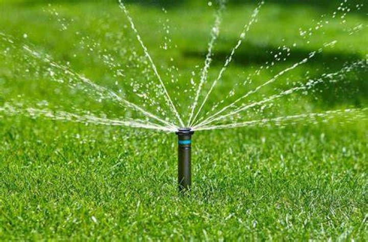 When my sprinklers go on my pipes sound?