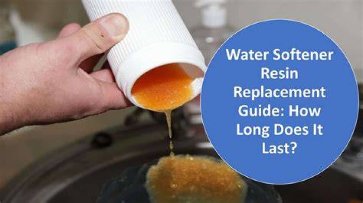 When should I replace my water softener resin?