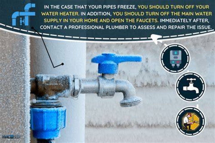 When should I turn my water back on after a freeze?