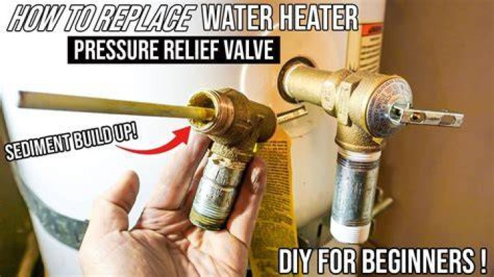 When to replace a pressure relief valve on a water heater?
