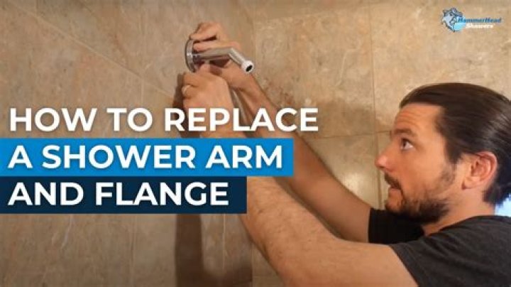 When to replace the arm of a shower head?