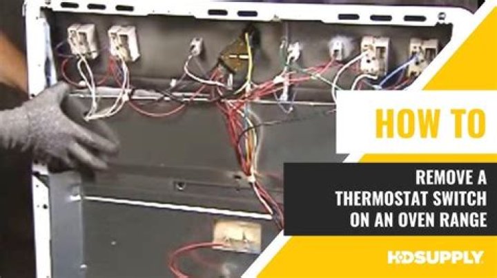 When to replace the thermostat on a GE oven?