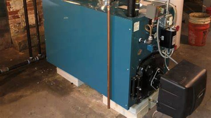 When was the Burnham oil fired hot water boiler made?