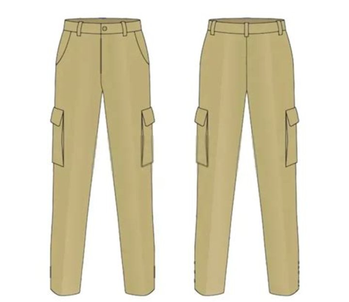 When was the word khaki first used?