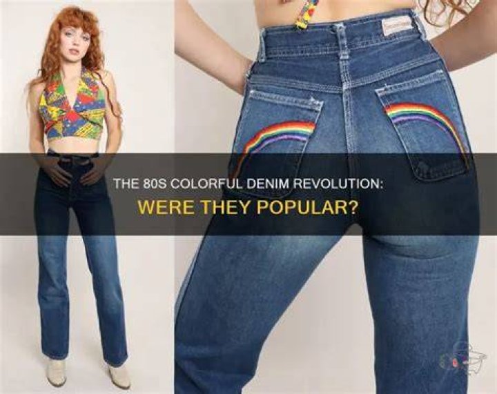 When were colored skinny jeans popular?