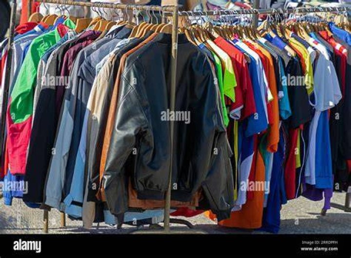 Where can clothes be sold?