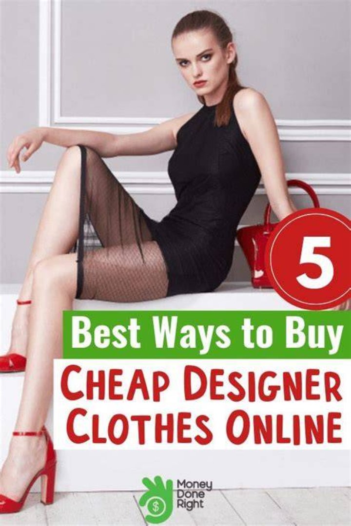 Where can I buy designer clothes for cheap?