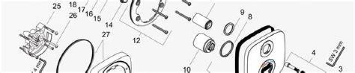 Where can I find spare parts for Hansgrohe shower heads?