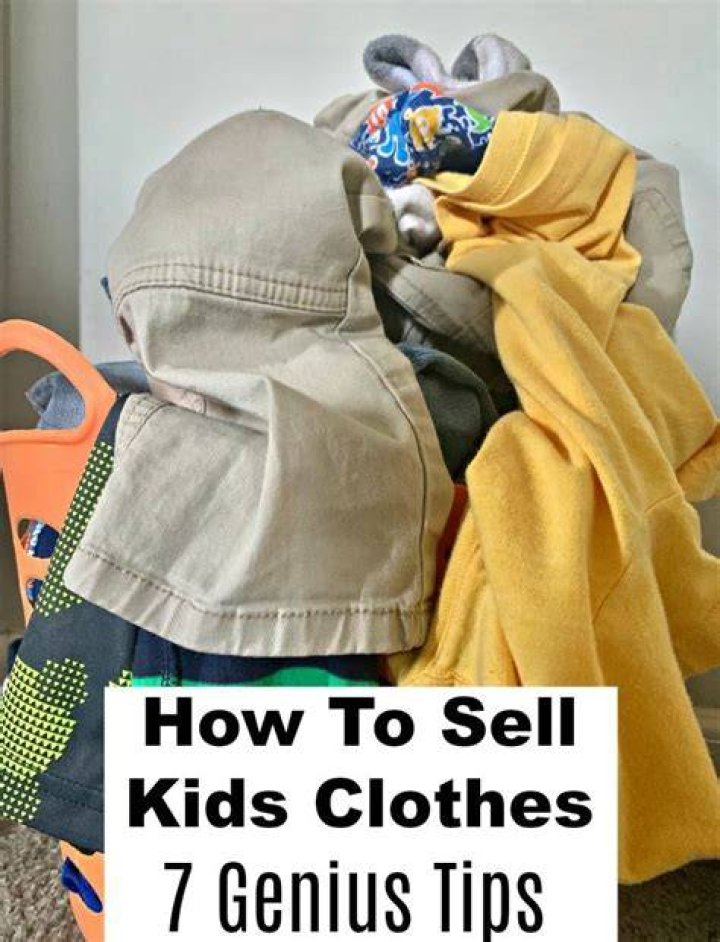 Where can I Sell my used kids clothes?