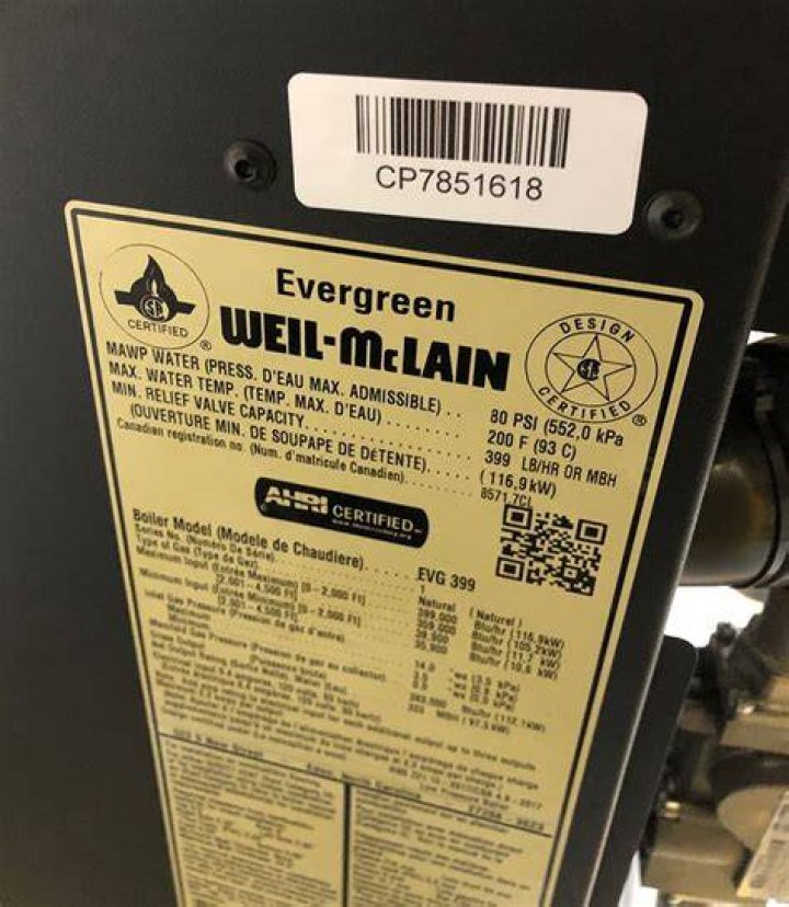 Where do I Find my Weil McLain 80 boiler number?
