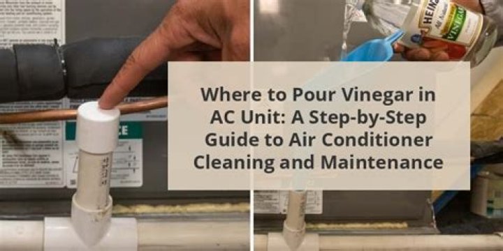 Where do you put vinegar in HVAC?